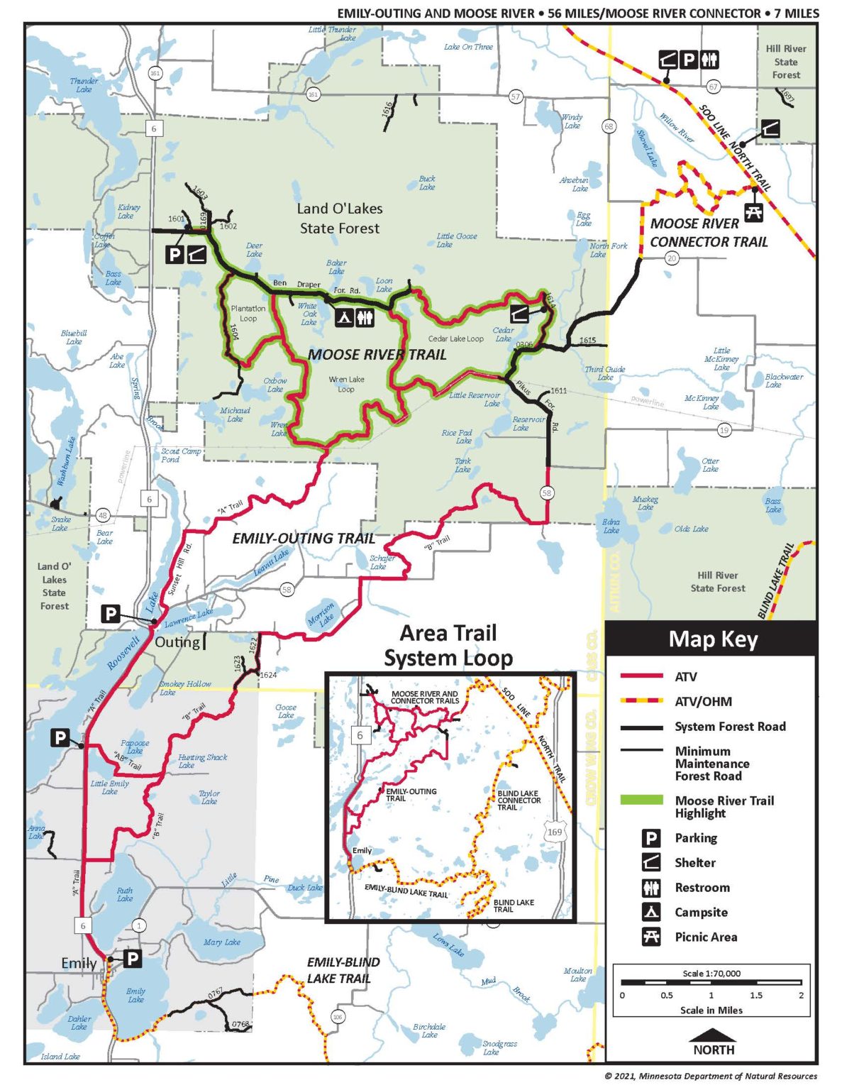Trails & Maps Over the Hills Gang ATV Club Minnesota