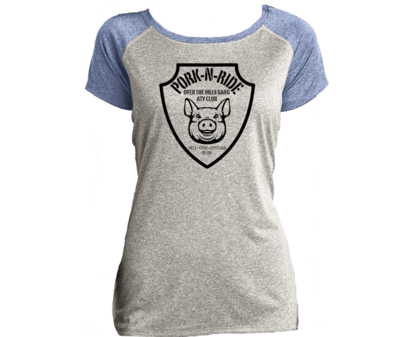 New! Pork N Ride T-shirt - Ladies Cut