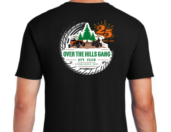 Over The Hills Gang 25th Anniversary T-Shirt - Style 1