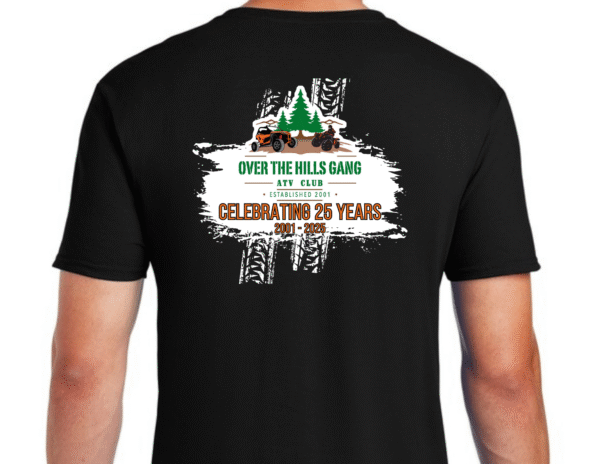 Over The Hills Gang 25th Anniversary T-Shirt - Style 2