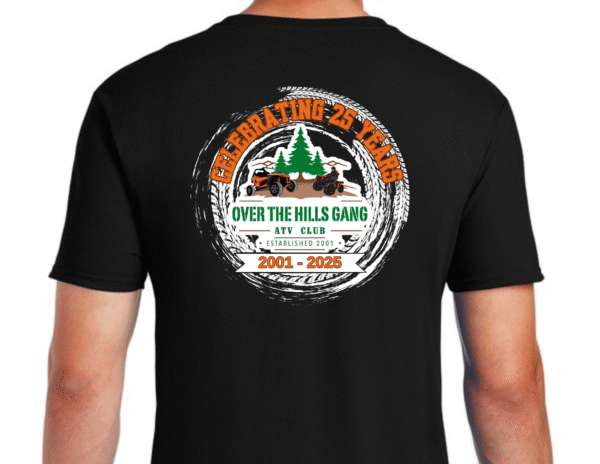 Over The Hills Gang 25th Anniversary T-Shirt - Style 3