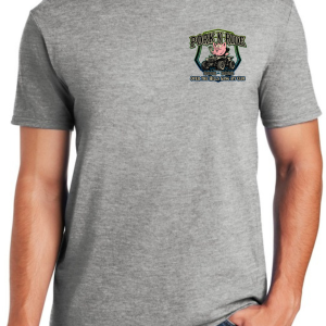 Pork-N-Ride 25th Anniversary Gray T-Shirt